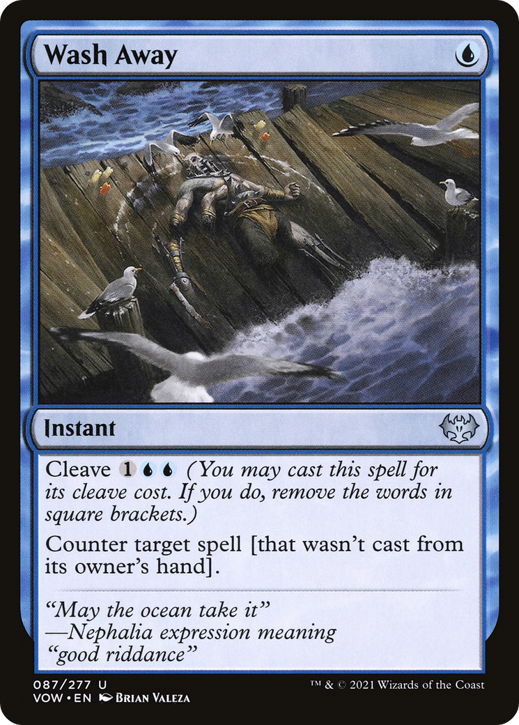 Wash Away (VOW-087)  Foil - Innistrad: Crimson Vow