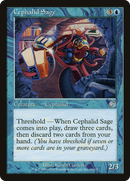 Cephalid Sage (TOR-029)  Foil - Torment