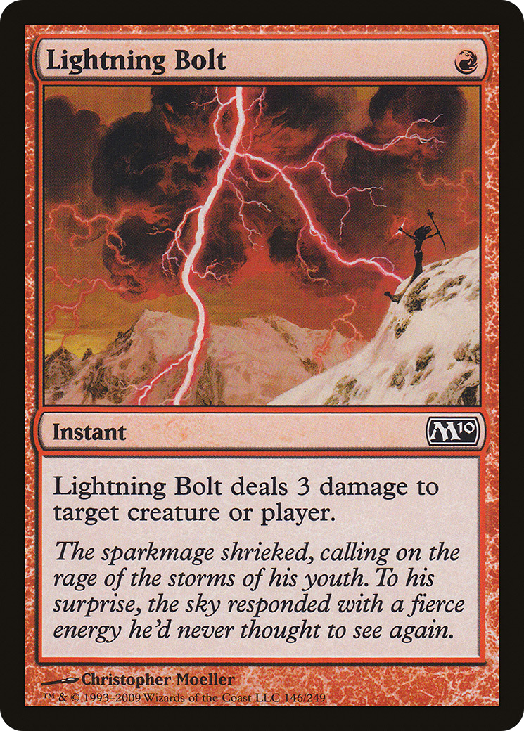Lightning Bolt (M10-146)  - Magic 2010