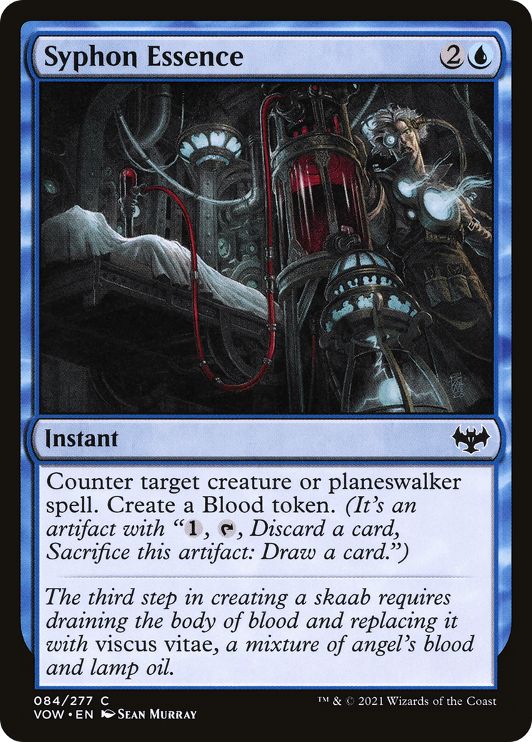 Syphon Essence (VOW-084)  Foil - Innistrad: Crimson Vow