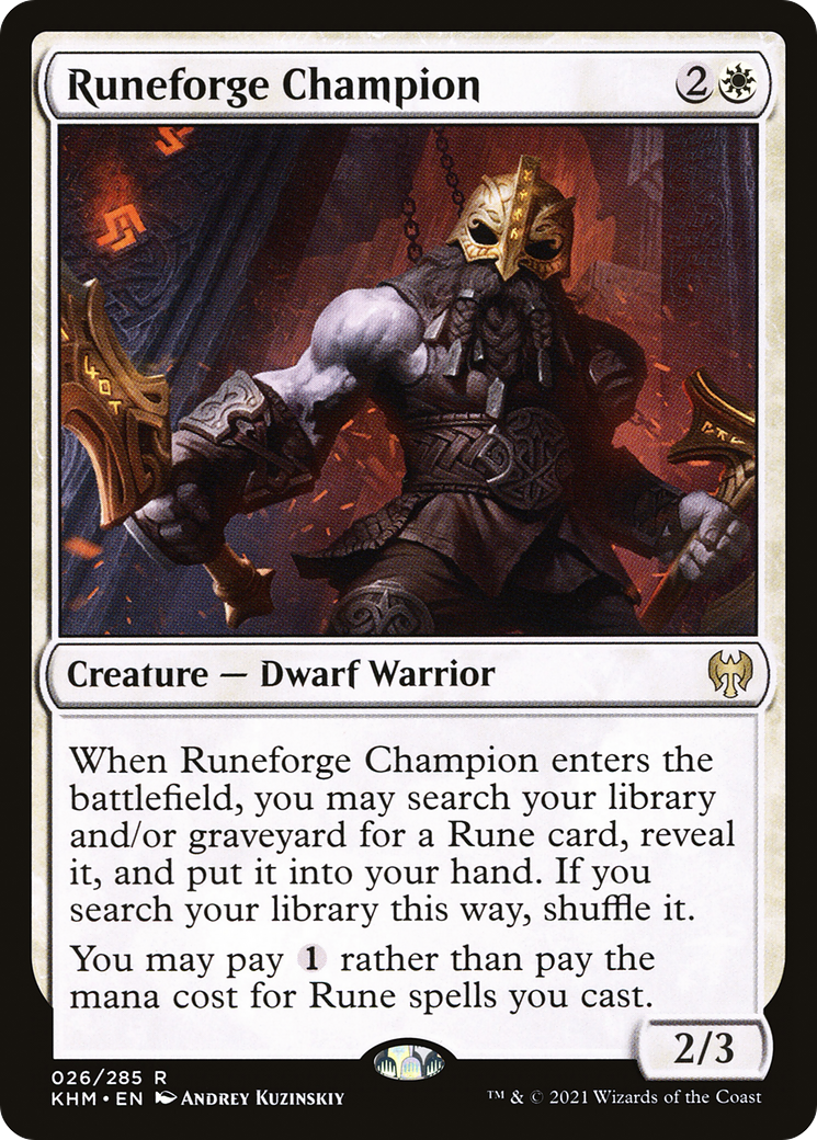 Runeforge Champion (KHM-026)  - Kaldheim