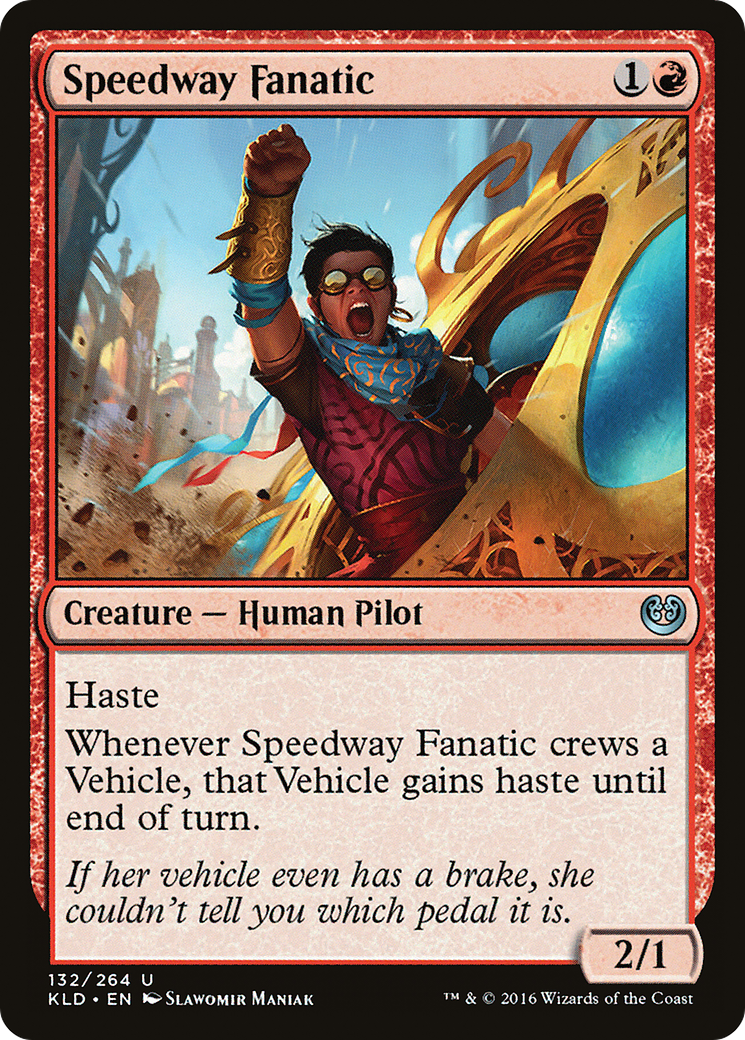 Speedway Fanatic (KLD-132)  Foil - Kaladesh