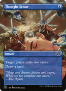 Thought Scour (Borderless) (2X2-351)  - Double Masters 2022