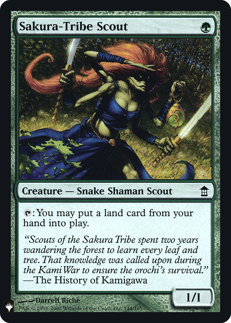 Sakura-Tribe Scout (LIST-144)  Foil - The List