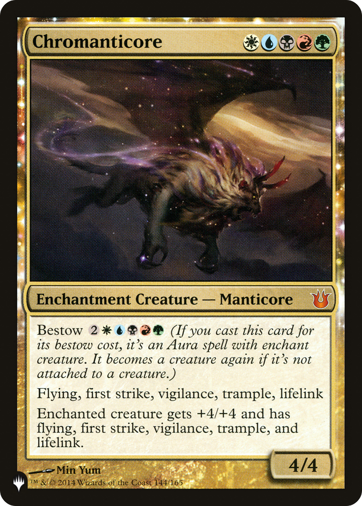 Chromanticore (LIST-144/165)  - The List: (enchantment)