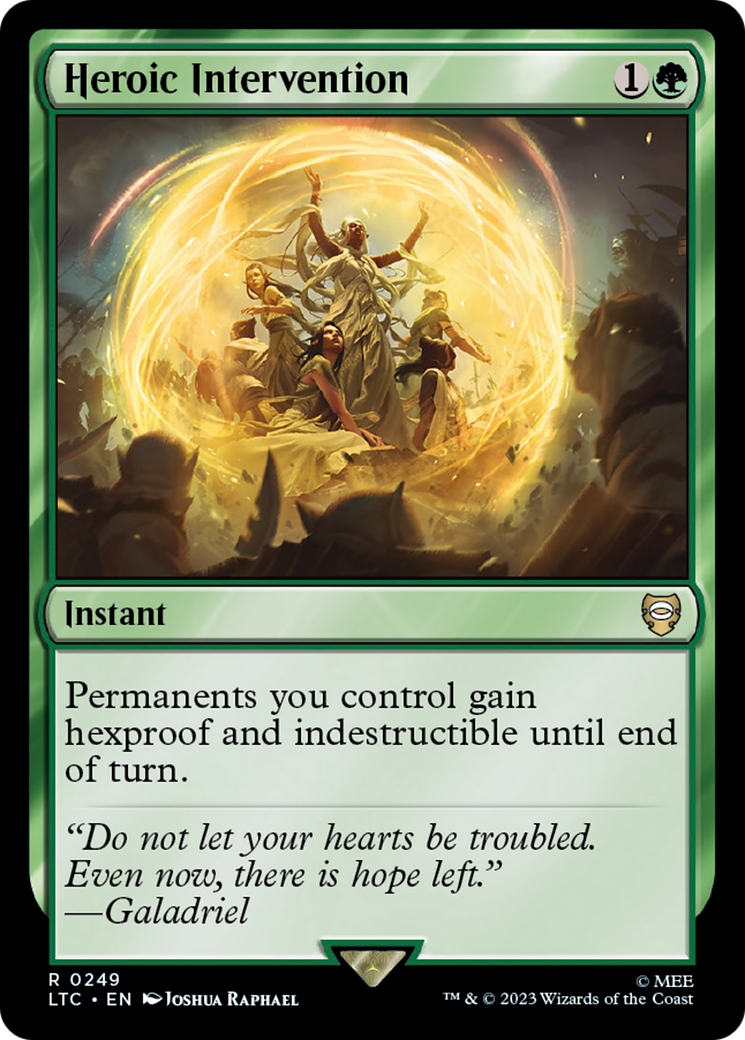 Heroic Intervention (LTC-249)  - Tales of Middle-earth Commander