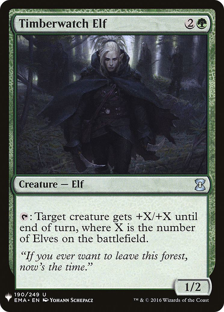 Timberwatch Elf (LIST-190)  - The List