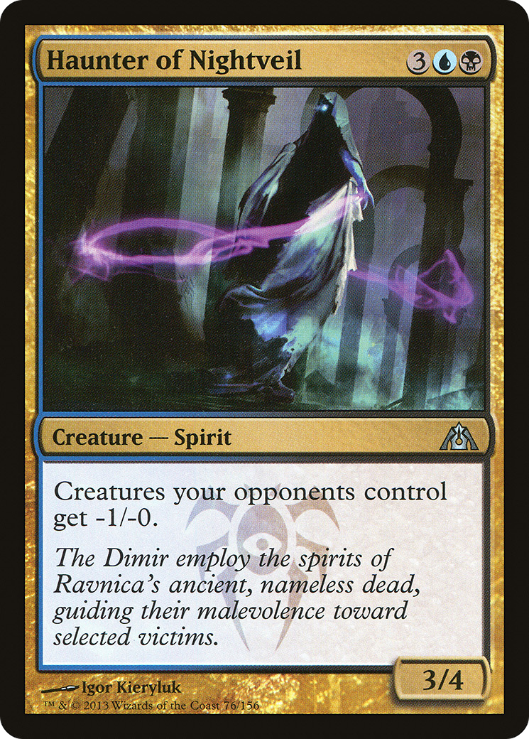 Haunter of Nightveil (DGM-076)  - Dragon's Maze