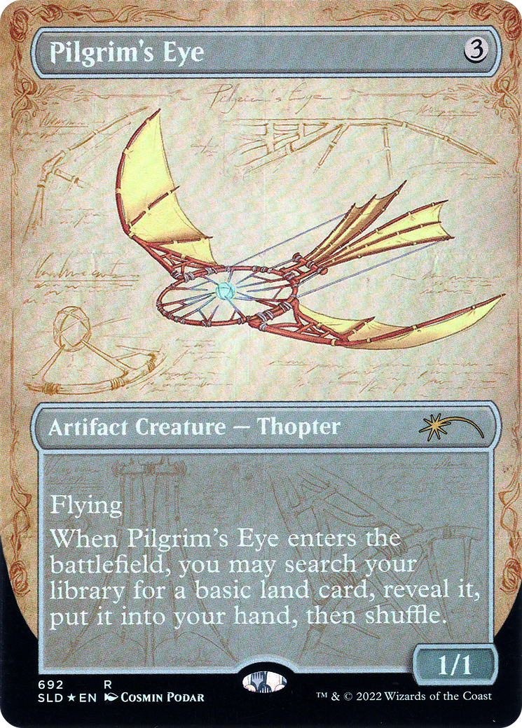 Pilgrim's Eye (Borderless) (SLD-692)  Foil - Secret Lair Drop