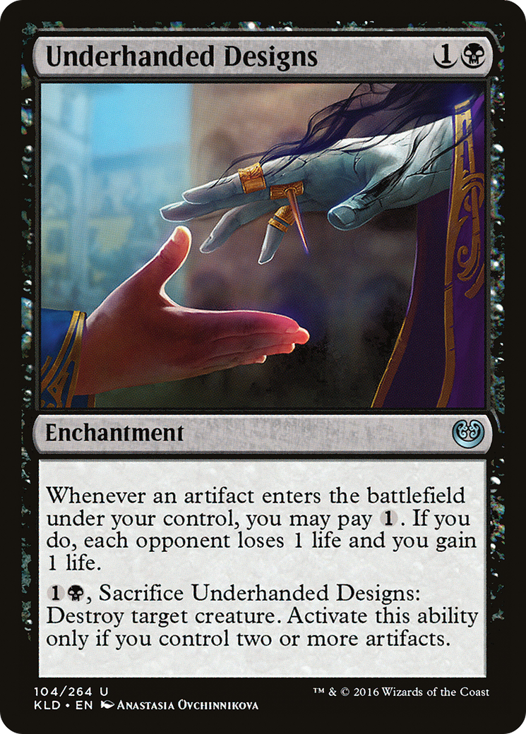 Underhanded Designs (KLD-104)  Foil - Kaladesh
