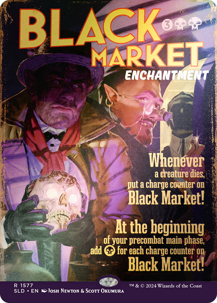 Black Market (Rainbow Foil) (SLD-1577)  Foil - Secret Lair Drop (Borderless)