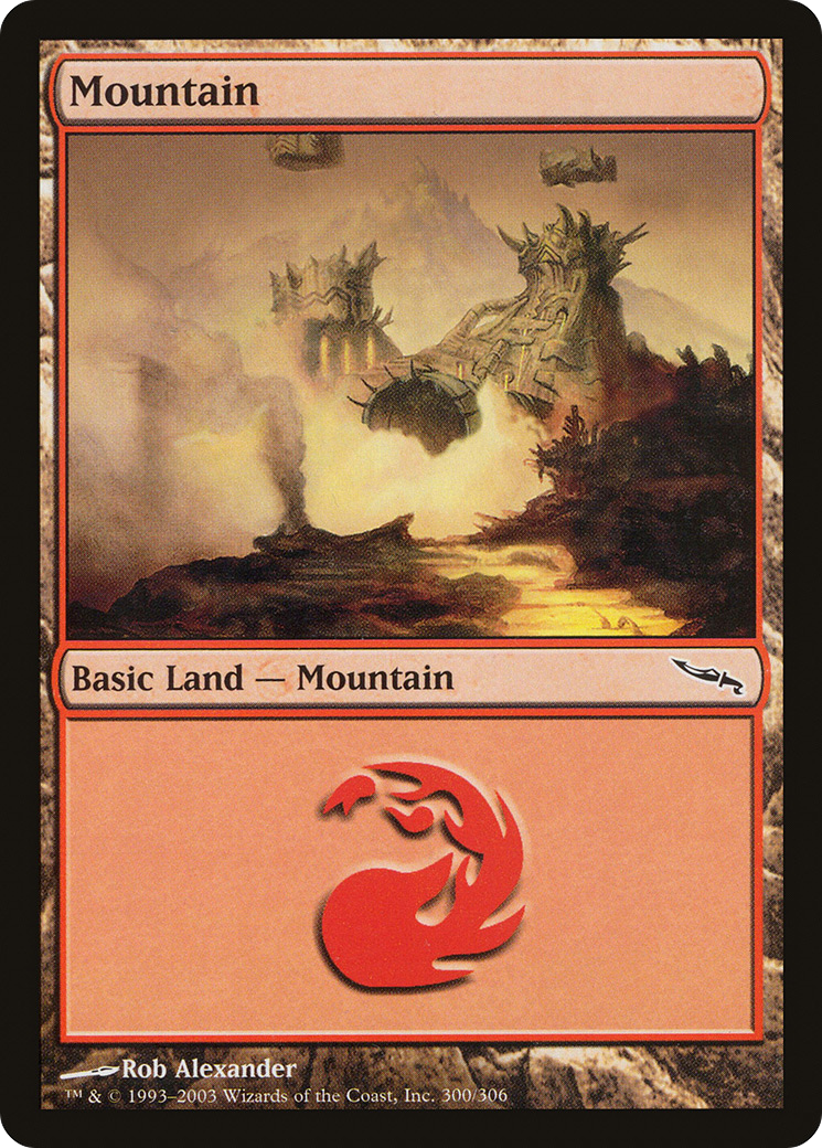 Mountain (300) (MRD-300)  - Mirrodin