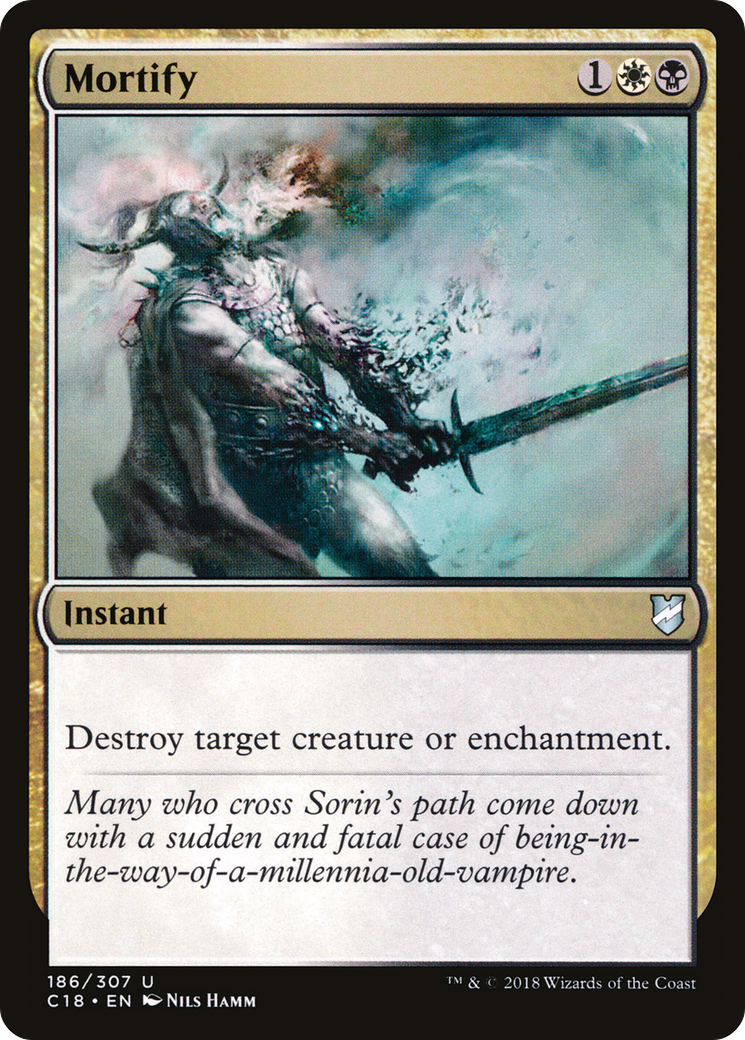 Mortify (C18-186)  - Commander 2018