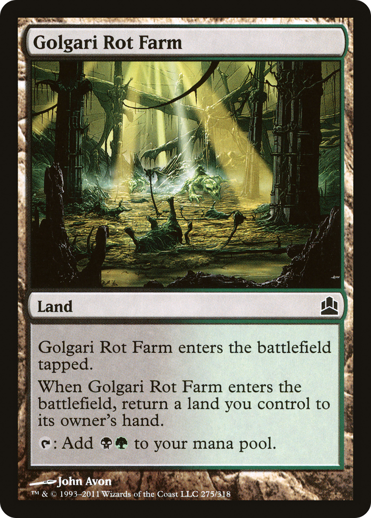 Golgari Rot Farm (CMD-275)  - Commander 2011