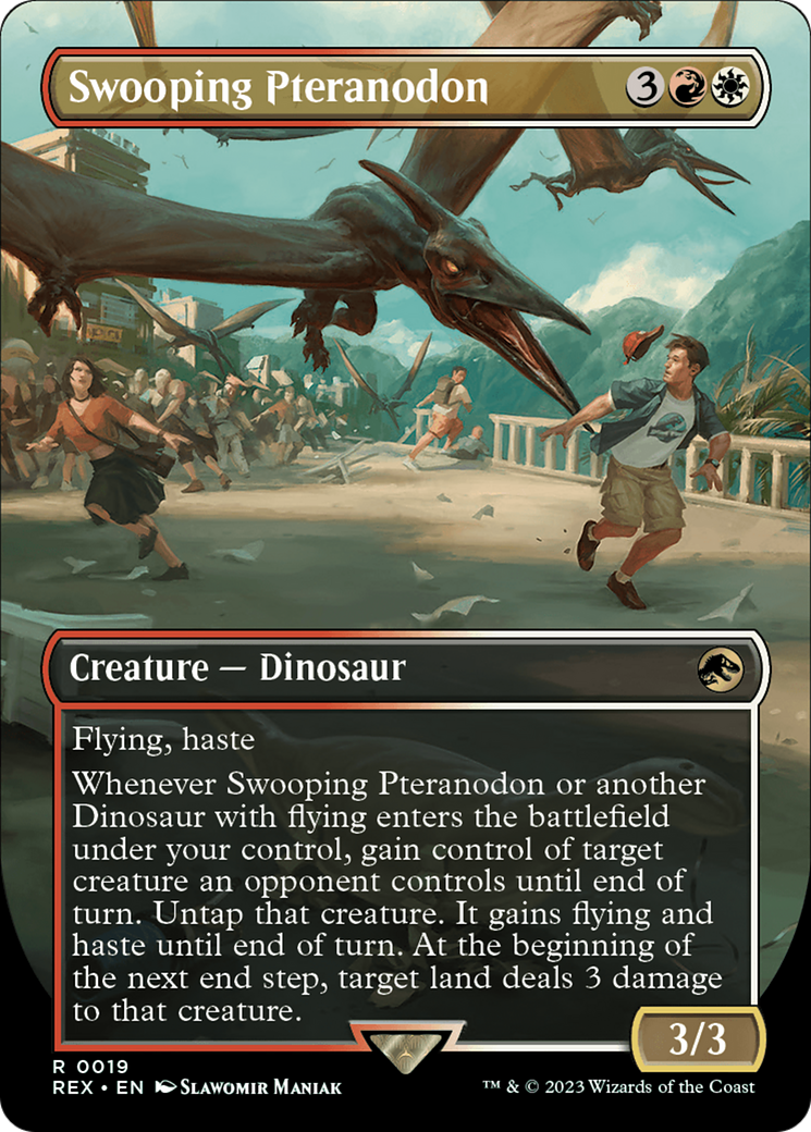 Swooping Pteranodon (Borderless) (REX-019)  - Jurassic World Collection