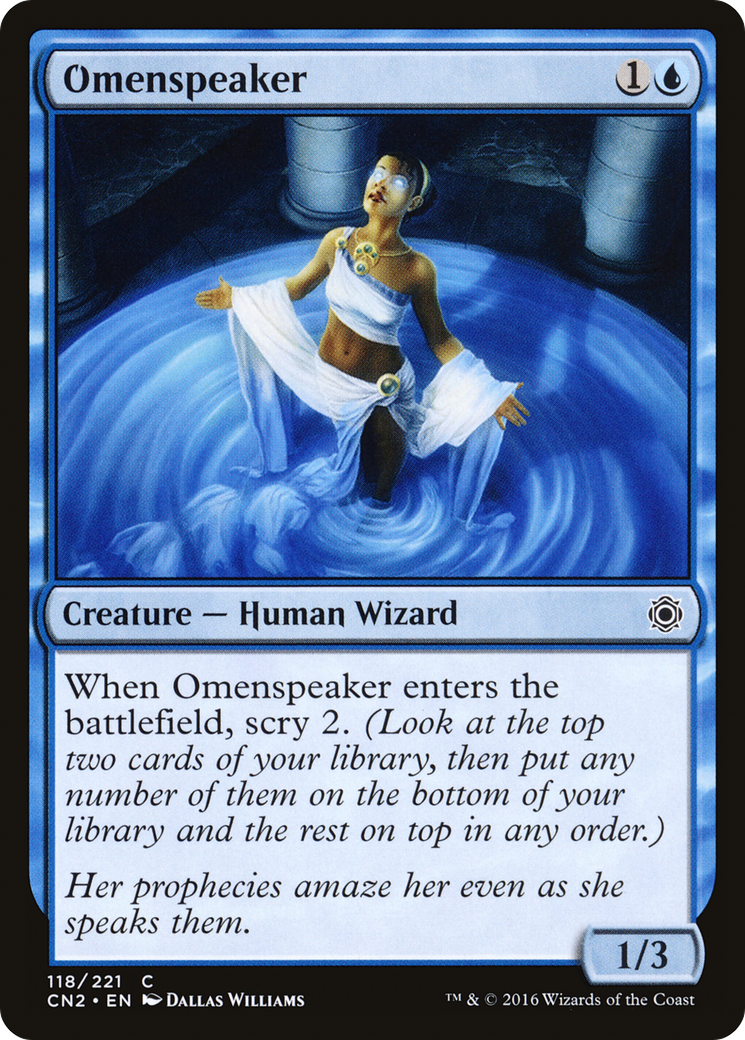 Omenspeaker (CN2-118)  Foil - Conspiracy: Take the Crown