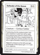 Defender of the Queue (MB2PC-)  - Mystery Booster 2