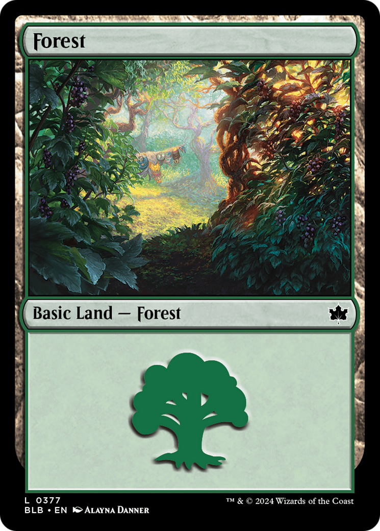 Forest (0377) (BLB-377)  Foil - Bloomburrow