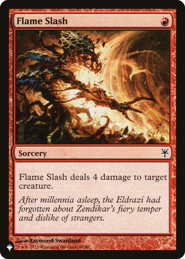 Flame Slash (LIST-DDK-60)  - The List