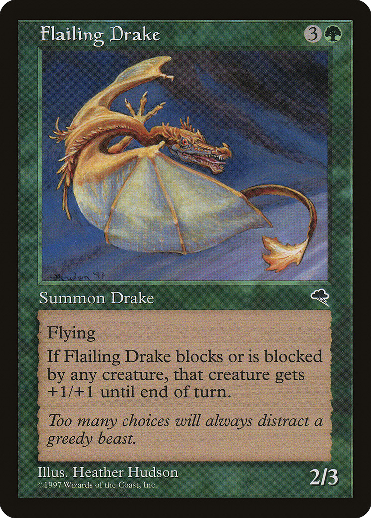 Flailing Drake (TMP-227)  - Tempest