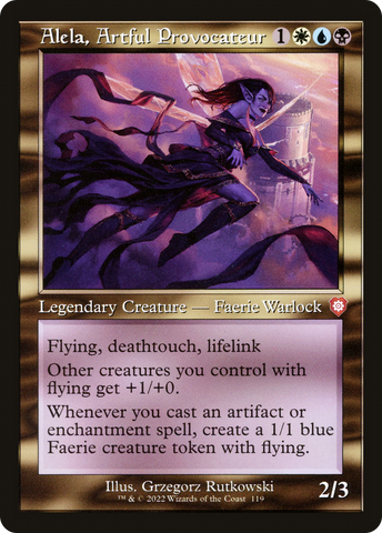 Alela, Artful Provocateur (Retro Frame) (BRC-119)  - The Brothers' War Commander