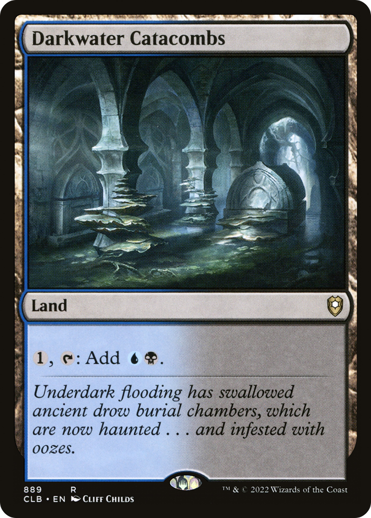 Darkwater Catacombs (CLB-889)  - Commander Legends: Battle for Baldur's Gate