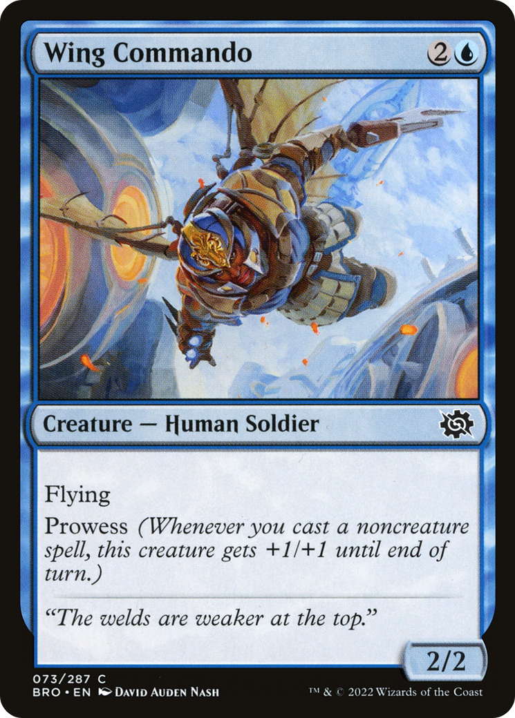Wing Commando (BRO-073)  Foil - The Brothers' War