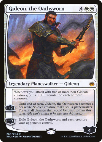 Gideon, the Oathsworn (WAR-265)  Foil - War of the Spark