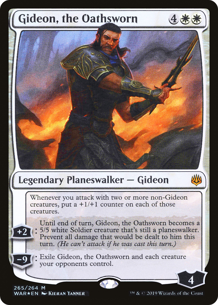 Gideon, the Oathsworn (WAR-265)  Foil - War of the Spark
