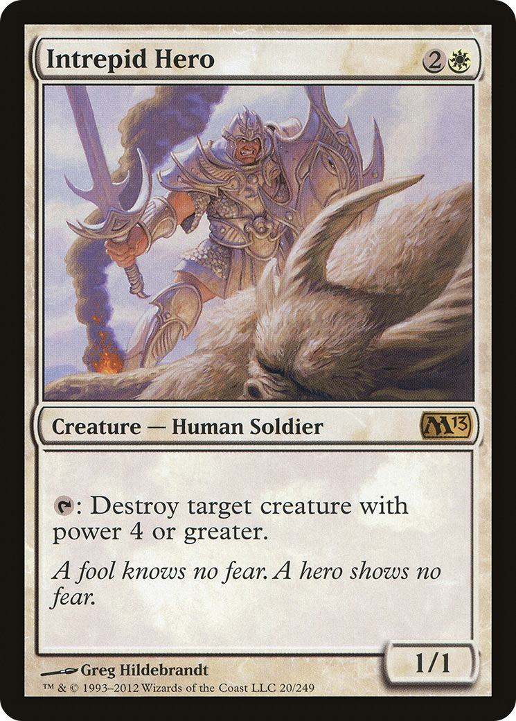 Intrepid Hero (M13-020)  Foil - Magic 2013