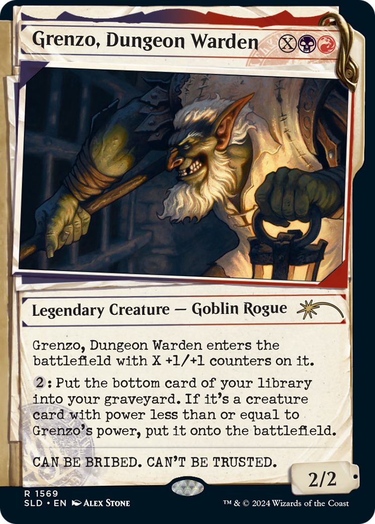 Grenzo, Dungeon Warden (SLD-1569)  - Secret Lair Drop: (Showcase)