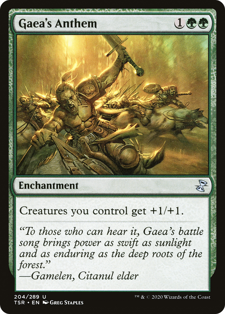 Gaea's Anthem (TSR-204)  Foil - Time Spiral Remastered