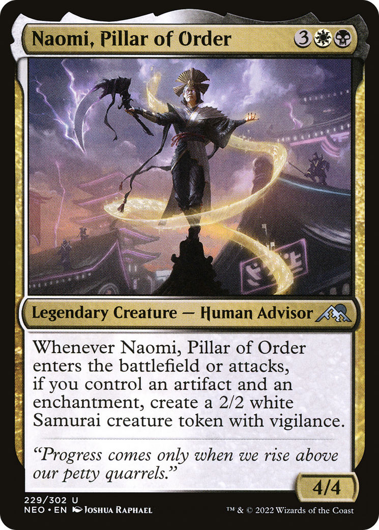 Naomi, Pillar of Order (NEO-229)  - Kamigawa: Neon Dynasty