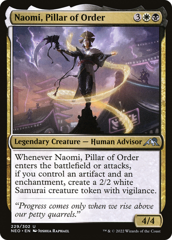 Naomi, Pillar of Order (NEO-229)  - Kamigawa: Neon Dynasty