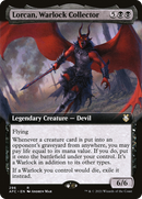 Lorcan, Warlock Collector (Extended Art) (AFC-296) - Adventures in the Forgotten Realms Commander