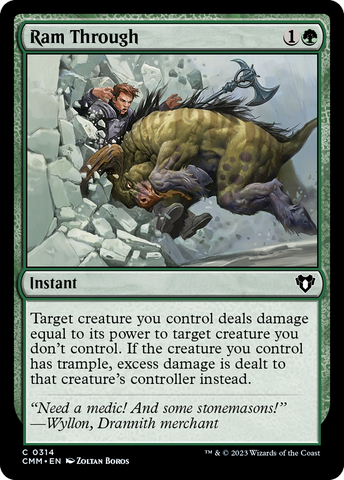 Ram Through (CMM-314)  Foil - Commander Masters