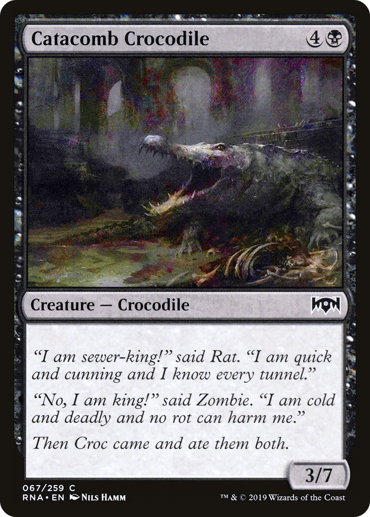 Catacomb Crocodile (RNA-067)  Foil - Ravnica Allegiance