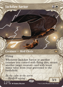 Jackdaw Savior (Showcase) (BLB-296)  Foil - Bloomburrow: (Showcase) (Borderless)
