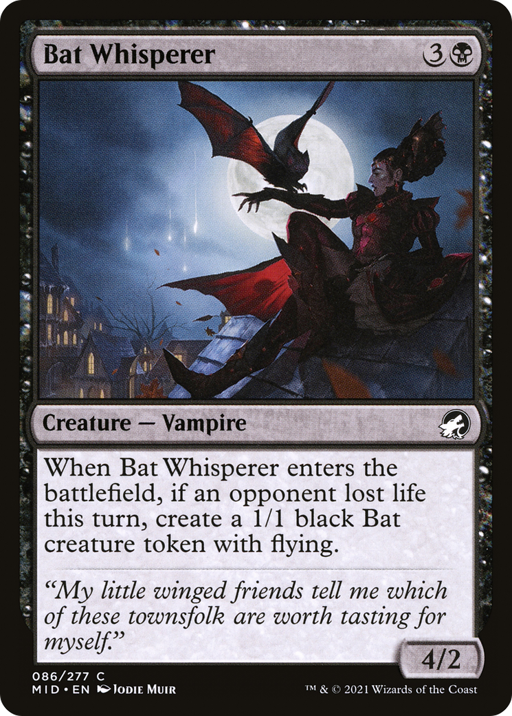 Bat Whisperer (MID-086)  - Innistrad: Midnight Hunt