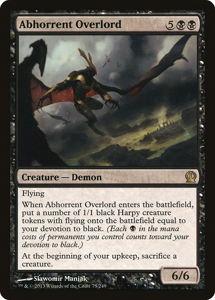 Abhorrent Overlord (THS-075)  - Theros