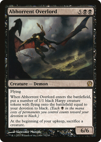 Abhorrent Overlord (THS-075)  - Theros