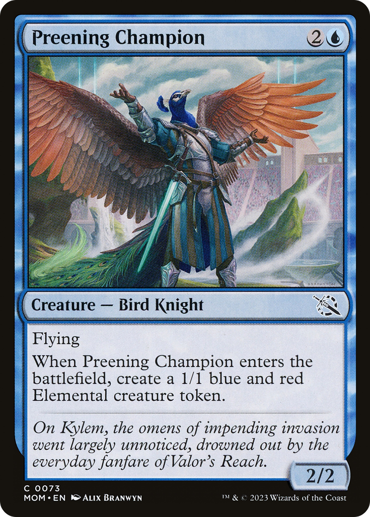 Preening Champion (MOM-073)  Foil - March of the Machine