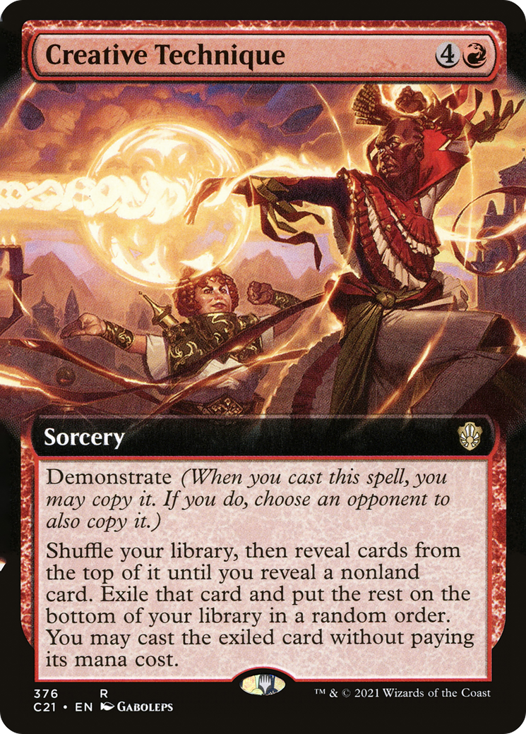 Creative Technique (Extended Art) (C21-376)  - Commander 2021: (Extended Art)