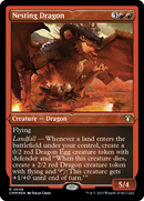 Nesting Dragon (CMM-546)  Etched Foil - Commander Masters