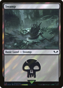 Swamp (314) (Surge Foil) (40K-314★) - Warhammer 40,000 Commander Foil