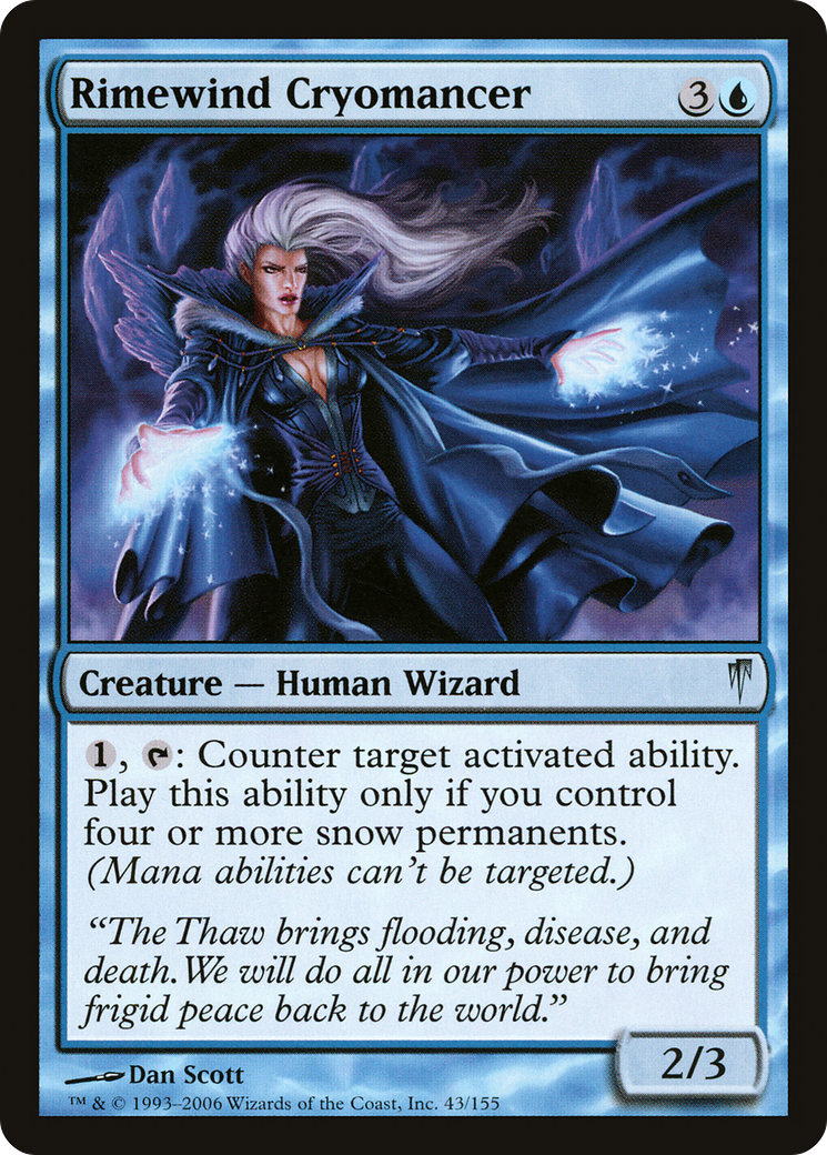 Rimewind Cryomancer (CSP-043)  - Coldsnap