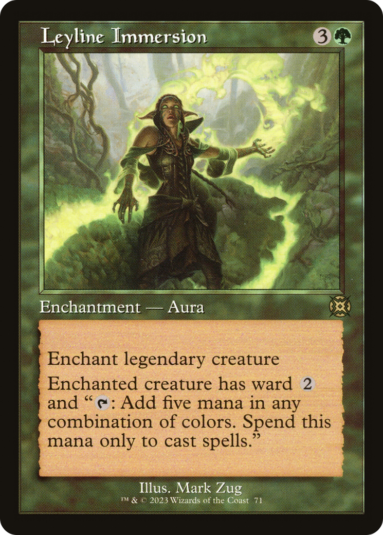 Leyline Immersion (Retro Frame) (MAT-071)  Foil - March of the Machine: The Aftermath: (Showcase)