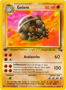 Golem 036/62  - 1st Edition Fossil - Uncommon