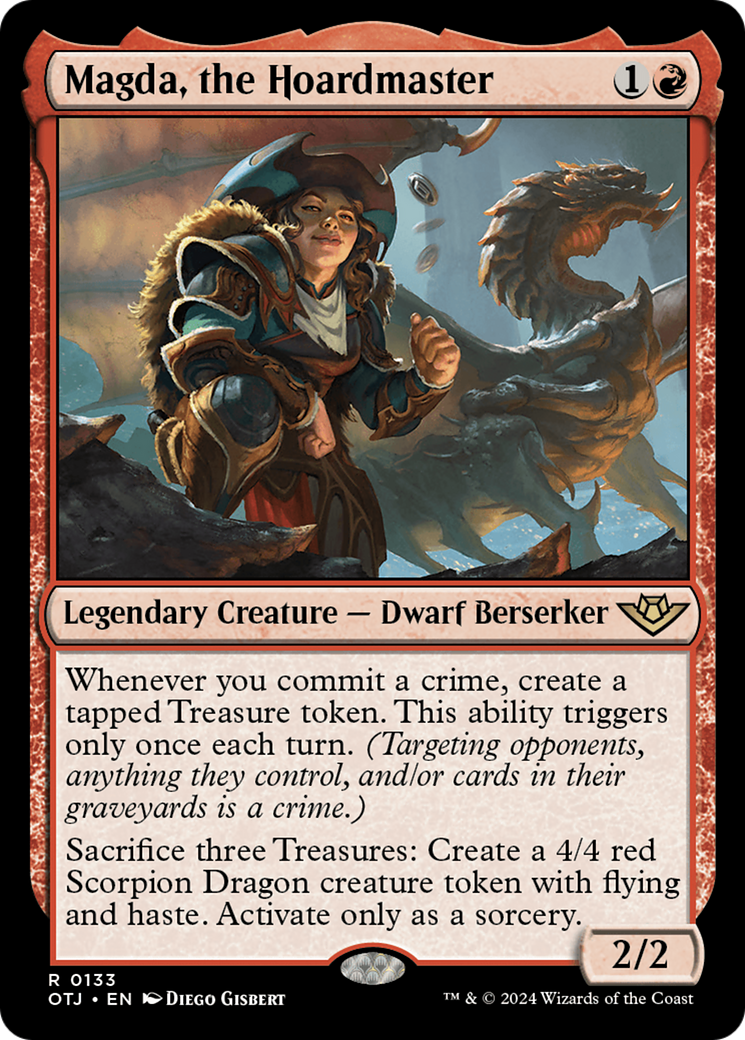 Magda, the Hoardmaster (OTJ-133)  Foil - Outlaws of Thunder Junction
