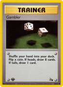 Gambler 060/62  - 1st Edition Fossil - Common
